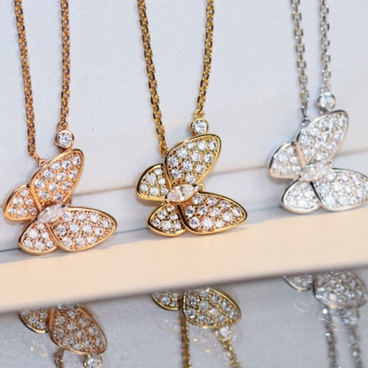 [Liorra]BUTTERFLY DIAMOND NECKLACE