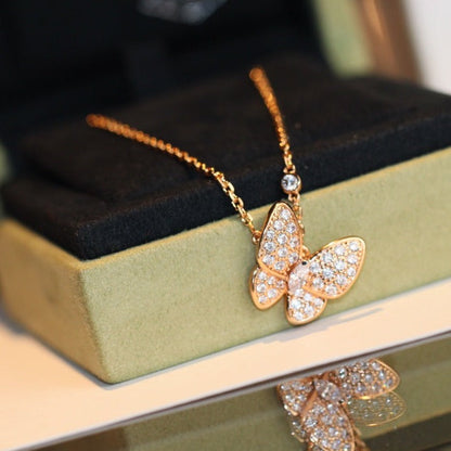 [Liorra]BUTTERFLY DIAMOND NECKLACE