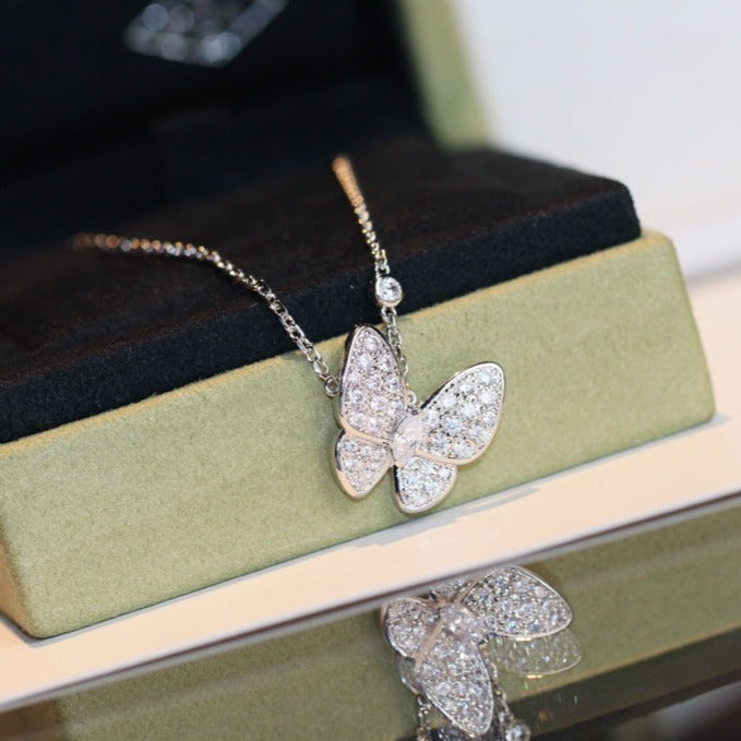 [Liorra]BUTTERFLY DIAMOND NECKLACE