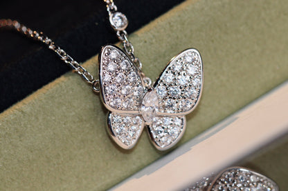[Liorra]BUTTERFLY DIAMOND NECKLACE