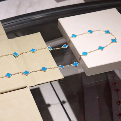 [Liorra]CLOVER 20 MOTIFS TURQUOISE GOLD