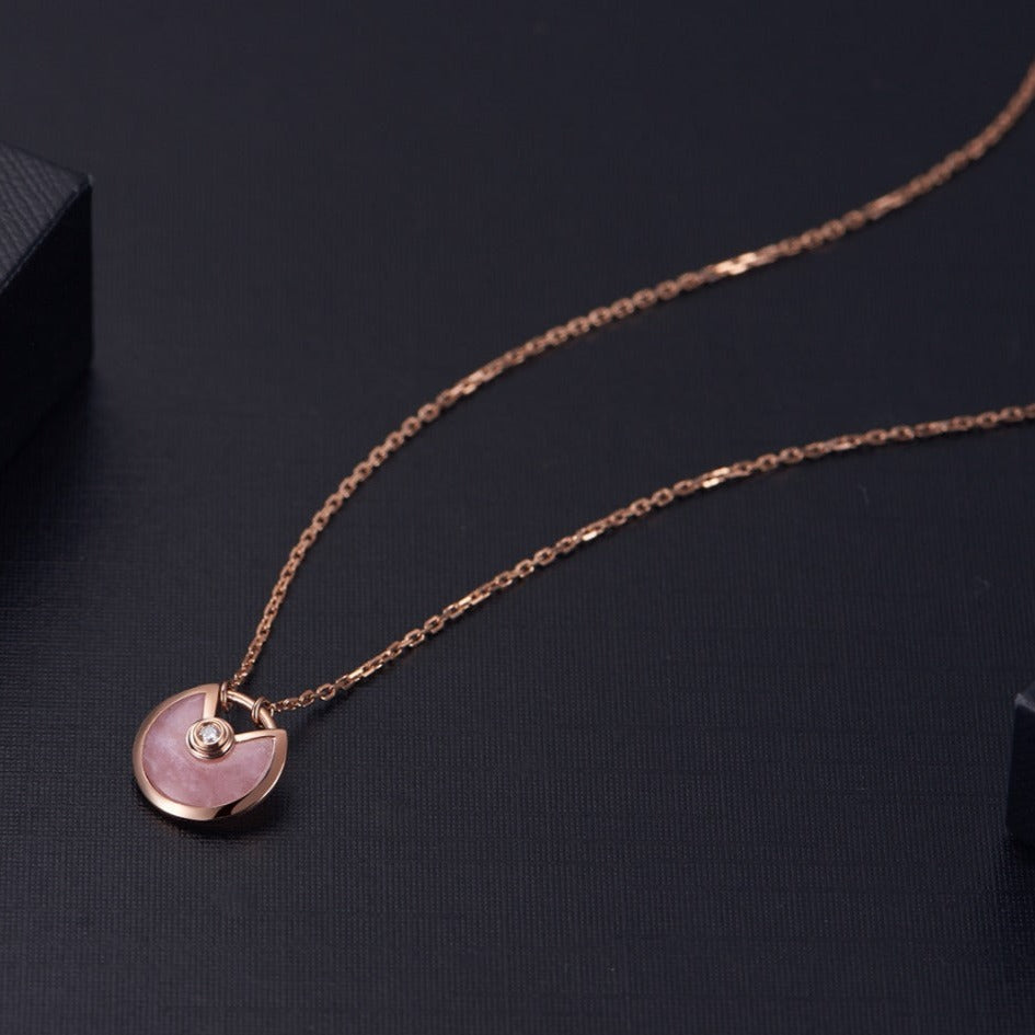 [Liorra]AMULETTE Liorra GOLD PINK MOP NECKLACE