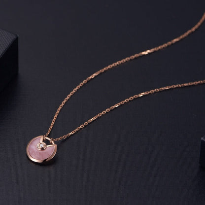 [Liorra]AMULETTE Liorra GOLD PINK MOP NECKLACE