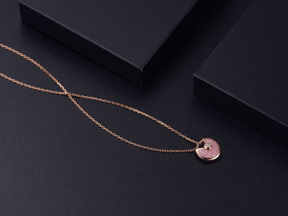 [Liorra]AMULETTE Liorra GOLD PINK MOP NECKLACE