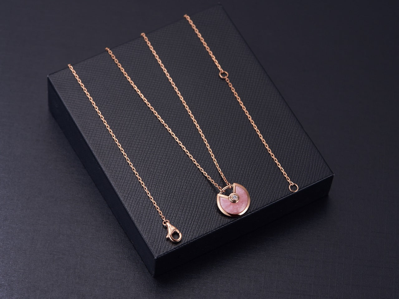 [Liorra]AMULETTE Liorra GOLD PINK MOP NECKLACE