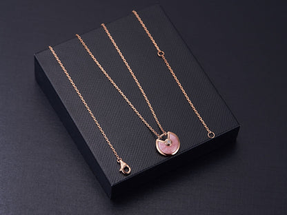 [Liorra]AMULETTE Liorra GOLD PINK MOP NECKLACE