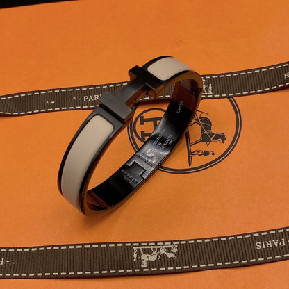 [Liorra]H BRACELET 12MM BLACK BEIGE CERAMIC