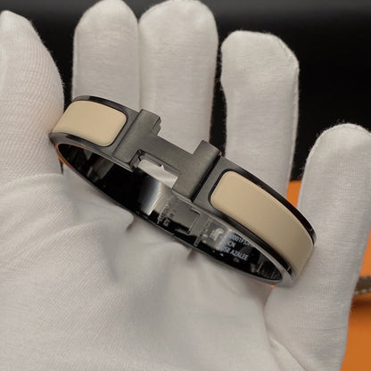 [Liorra]H BRACELET 12MM BLACK BEIGE CERAMIC