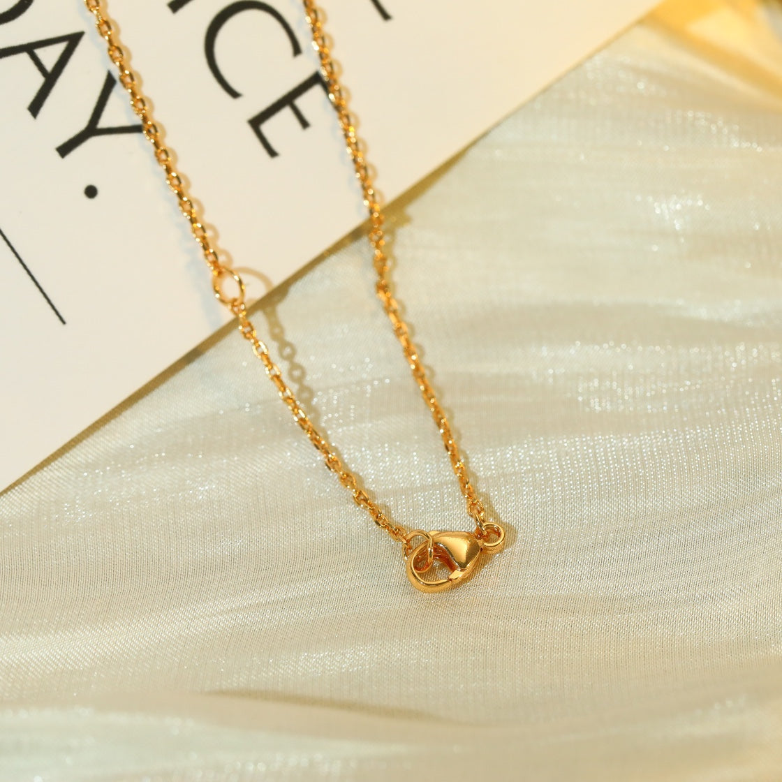 [Liorra]VOLT SILVER DIAMOND PEDANT NECKLACE