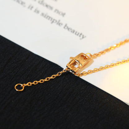 [Liorra]STAR AND SUN DIAMOND PINK GOLD NECKLACE