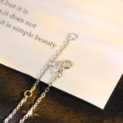 [Liorra]SUN MOTIF PINK MOP SILVER BRACELET