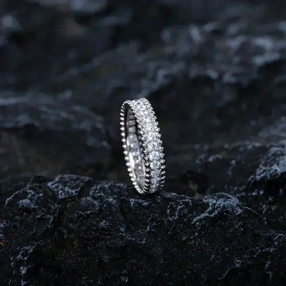 [Liorra]PERLEE DIAMOND SILVER RING