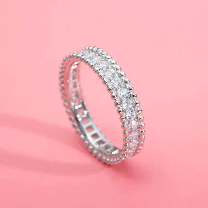[Liorra]PERLEE DIAMOND SILVER RING