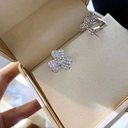 [Liorra]CLOVER COMOS DIAMOND EARRINGS SILVER