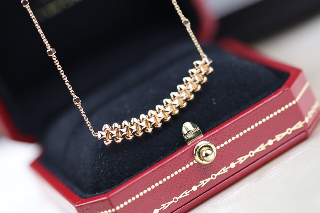 [Liorra]CLASH PINK GOLD NECKLACE