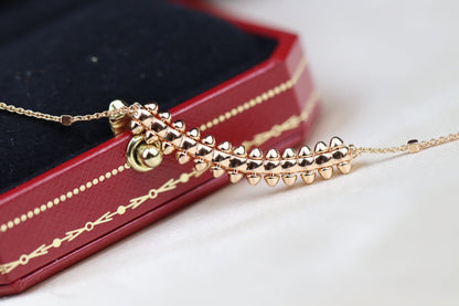 [Liorra]CLASH PINK GOLD NECKLACE