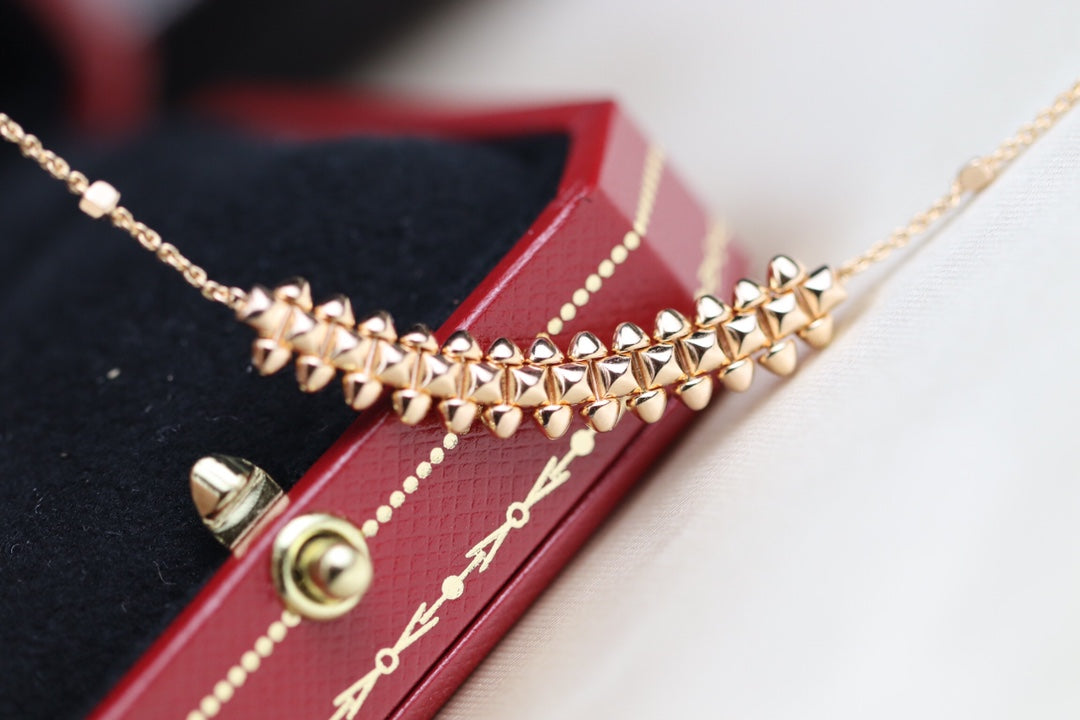[Liorra]CLASH PINK GOLD NECKLACE