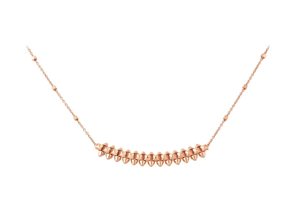 [Liorra]CLASH PINK GOLD NECKLACE