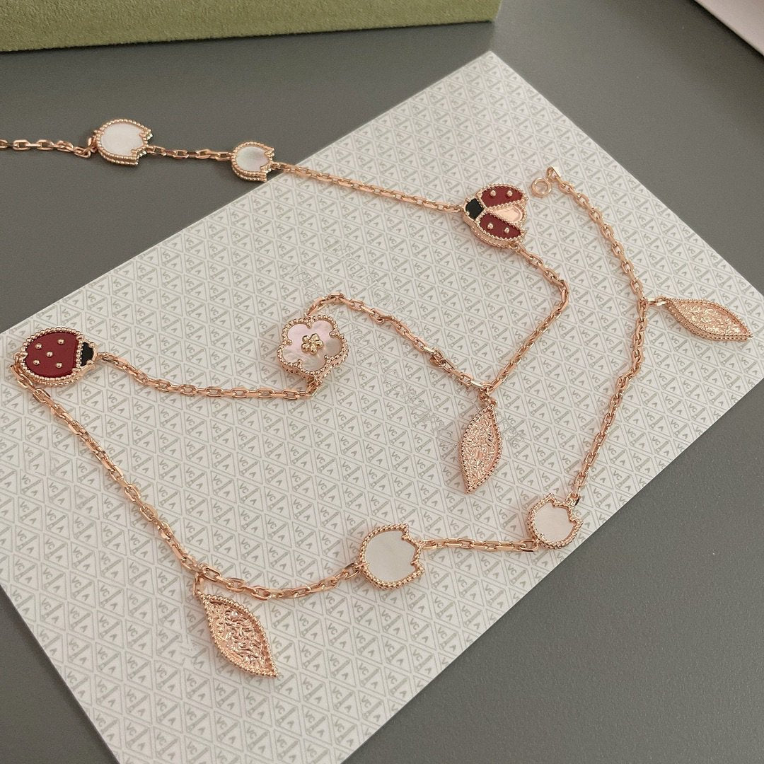 [Liorra]LUCKY SPRING 15 MOTIFS Liorra GOLD NECKLACE