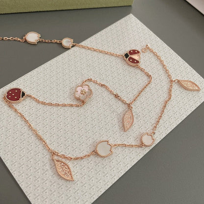 [Liorra]LUCKY SPRING 15 MOTIFS Liorra GOLD NECKLACE