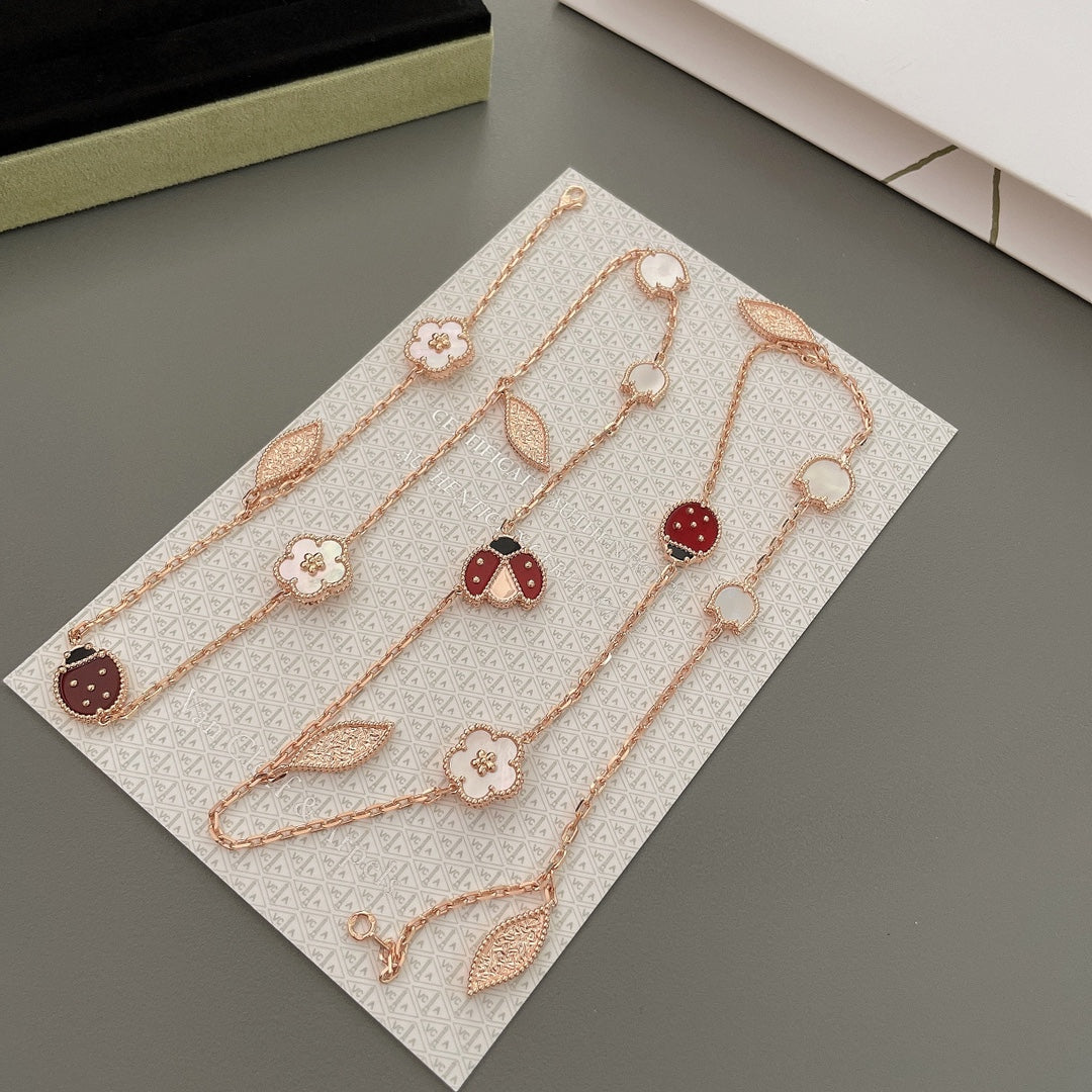 [Liorra]LUCKY SPRING 15 MOTIFS Liorra GOLD NECKLACE