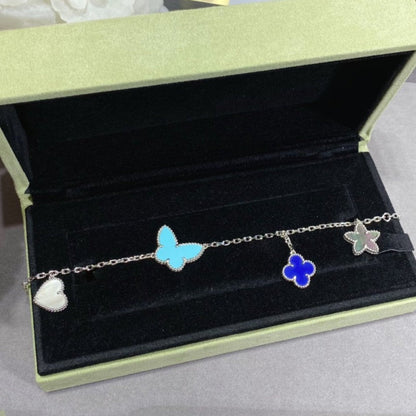 [Liorra]LUCKY SPRING SILVER BRACELET 4 MOTIF
