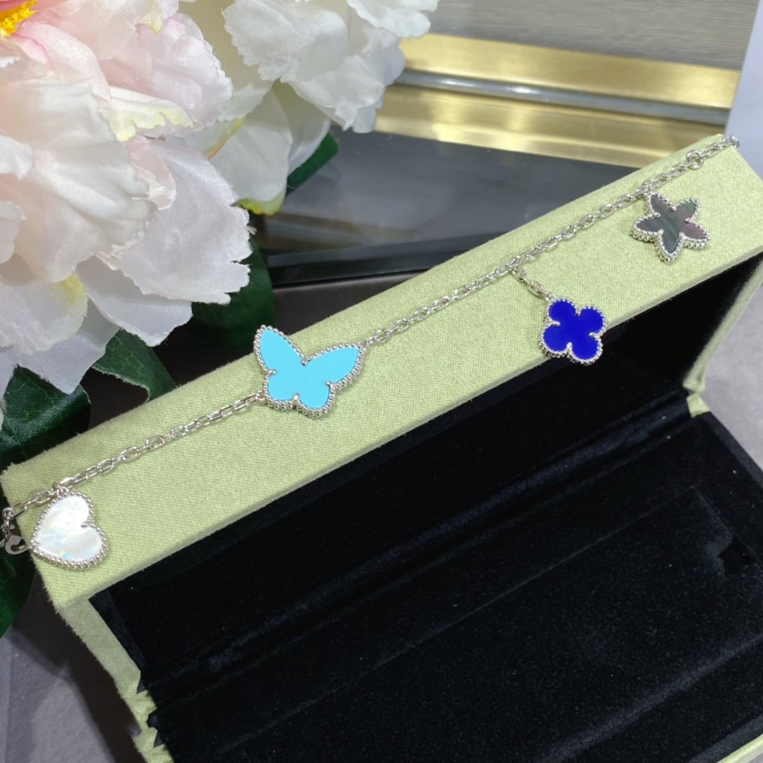 [Liorra]LUCKY SPRING SILVER BRACELET 4 MOTIF