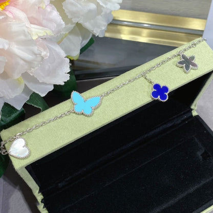 [Liorra]LUCKY SPRING SILVER BRACELET 4 MOTIF