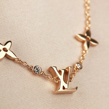 [Liorra]STAR AND SUN 7 MOTIFS GOLD BRACELET