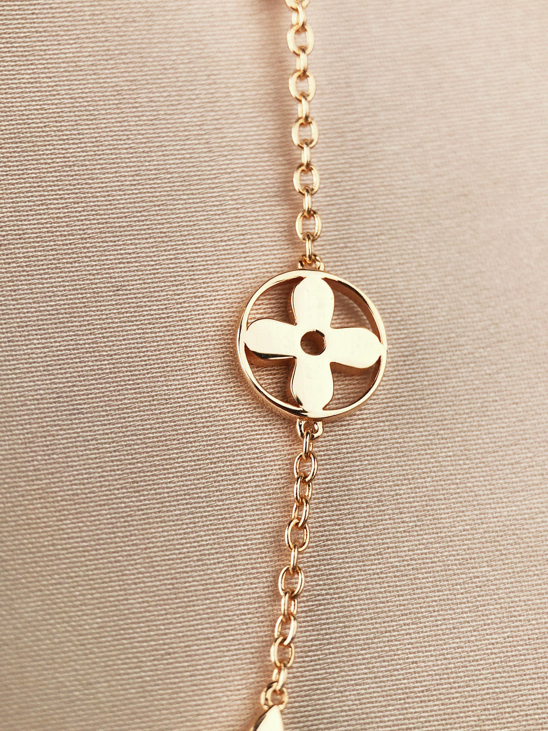 [Liorra]STAR AND SUN 7 MOTIFS GOLD BRACELET