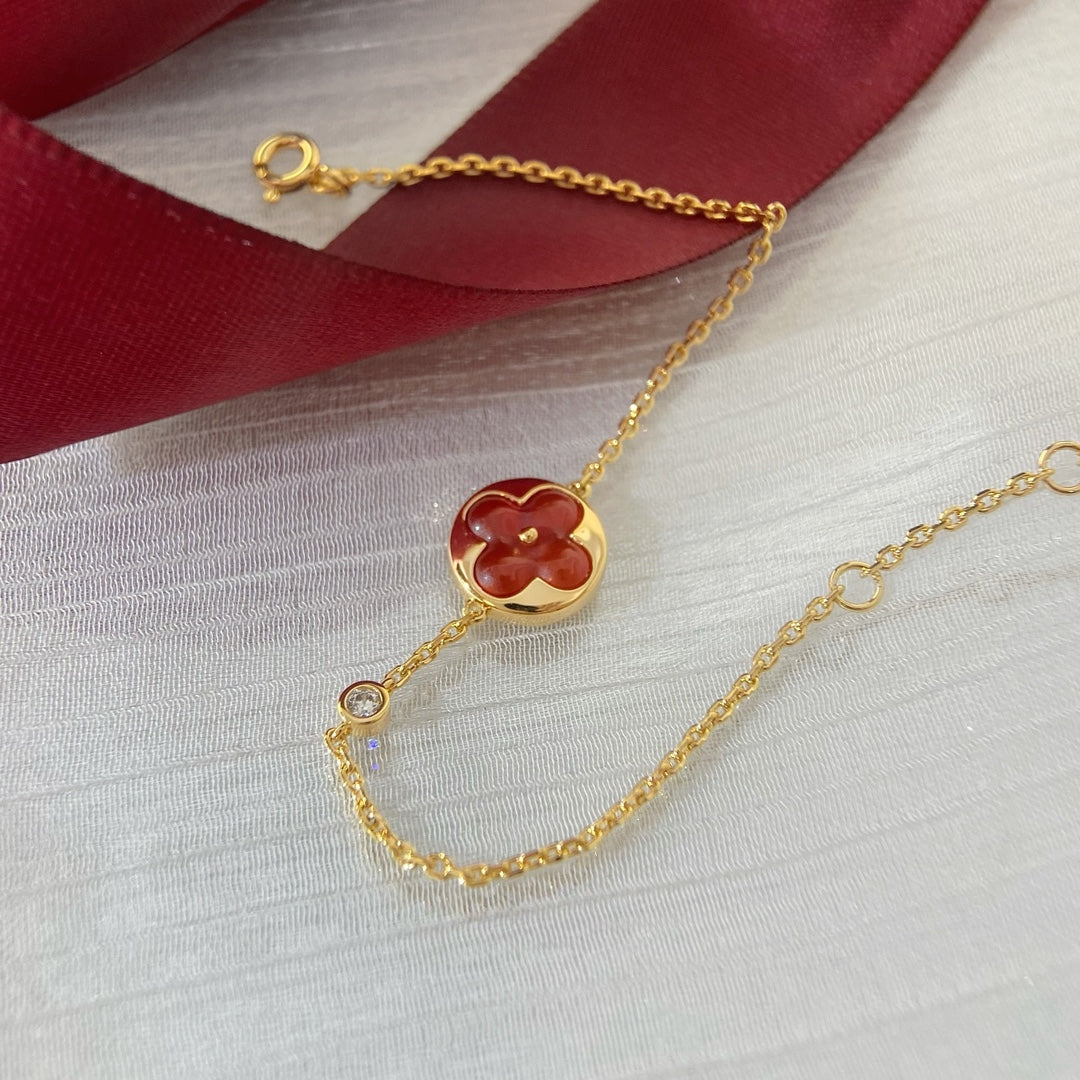 [Liorra]SUN PEDANT CARNELIAN BRACELET