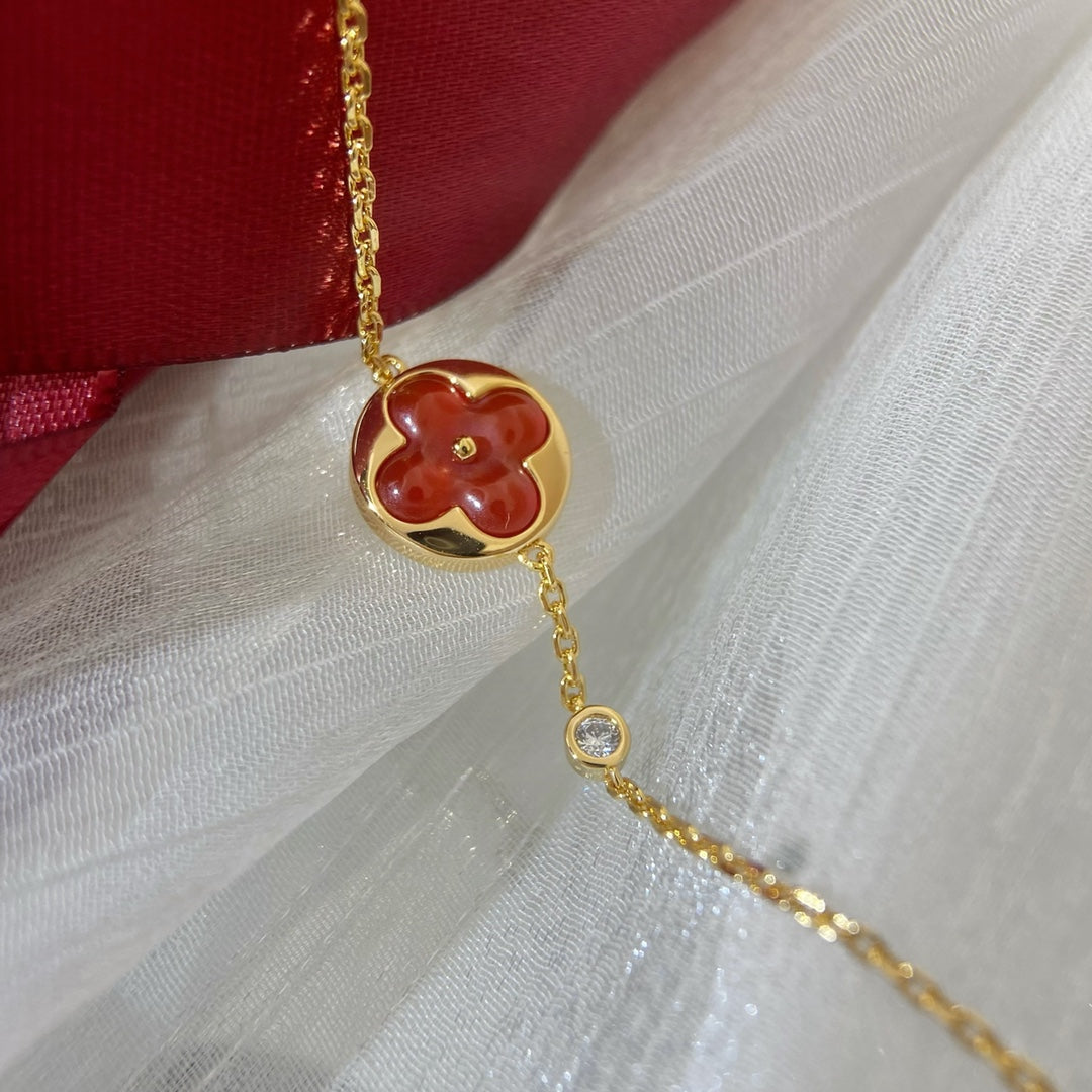 [Liorra]SUN PEDANT CARNELIAN BRACELET