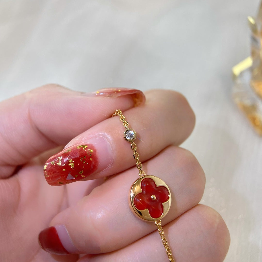 [Liorra]SUN PEDANT CARNELIAN BRACELET