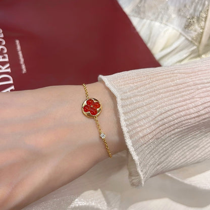 [Liorra]SUN PEDANT CARNELIAN BRACELET