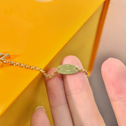 [Liorra]LOGO STAR MOTIF GOLD BRACELET