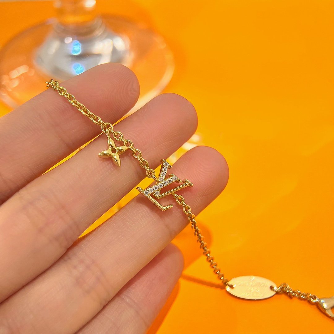 [Liorra]LOGO STAR MOTIF GOLD BRACELET