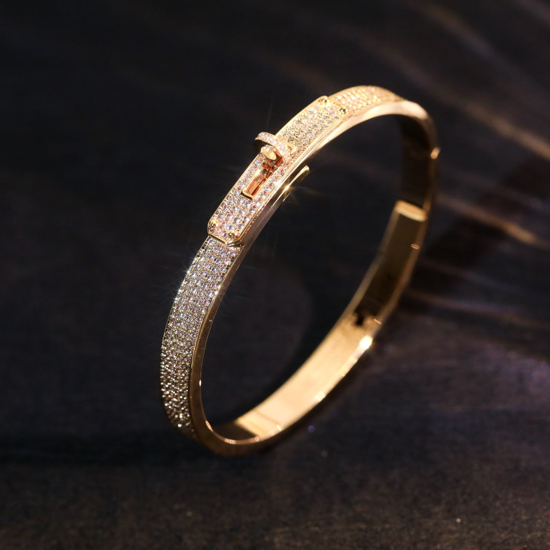 [Liorra]KELLY BRACELET DIAMOND PAVED