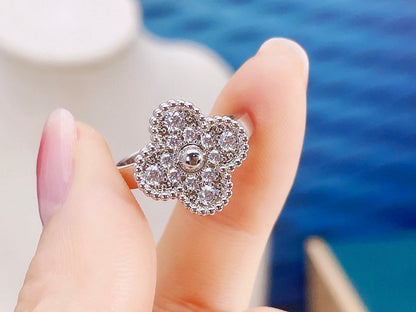 [Liorra]CLOVER DIAMOND RING