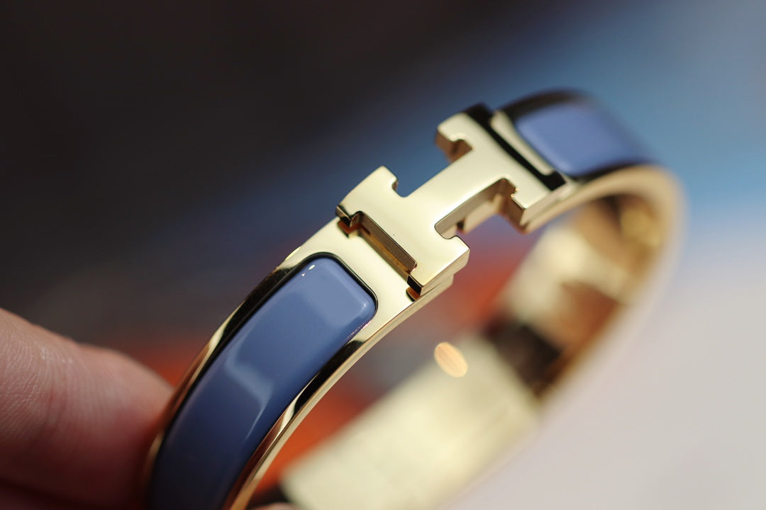 [Liorra]H BRACELET 12MM BLUE GRAY