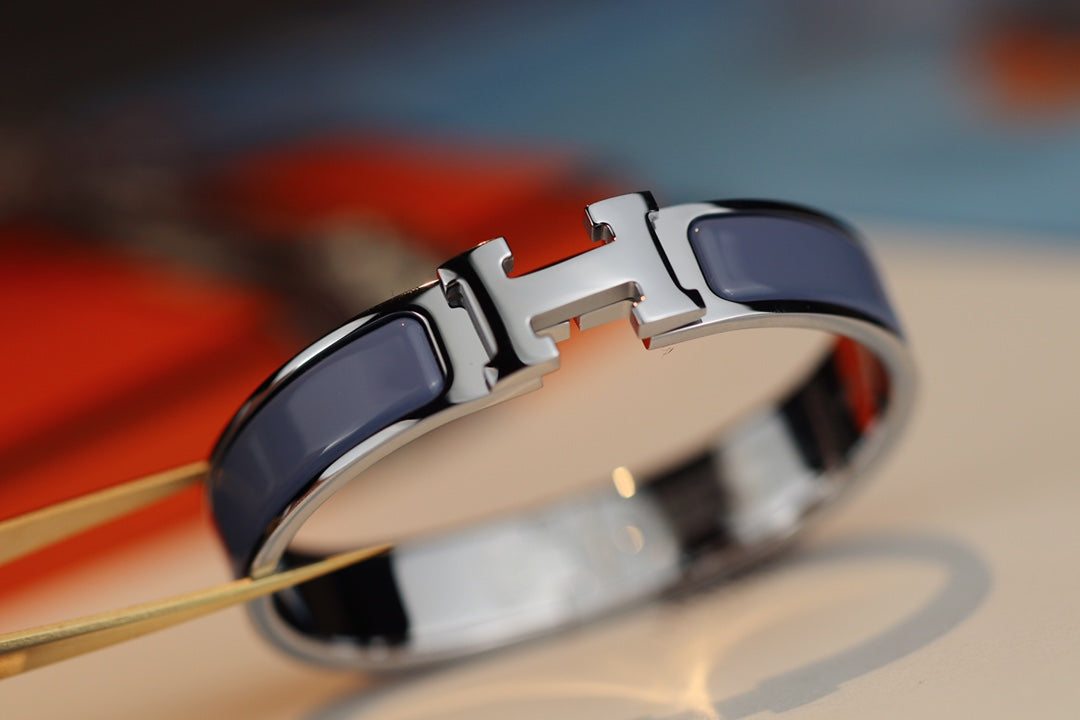 [Liorra]H BRACELET 12MM BLUE GRAY