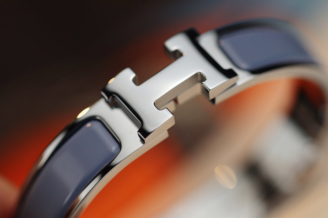 [Liorra]H BRACELET 12MM BLUE GRAY