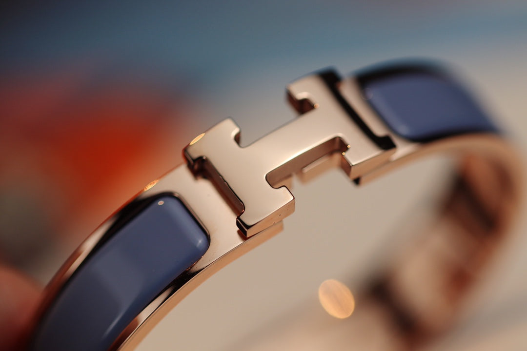 [Liorra]H BRACELET 12MM BLUE GRAY