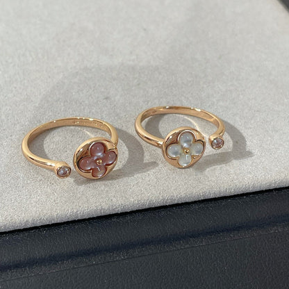 [Liorra]SUN 1 DIAMOND PINK MOP RING