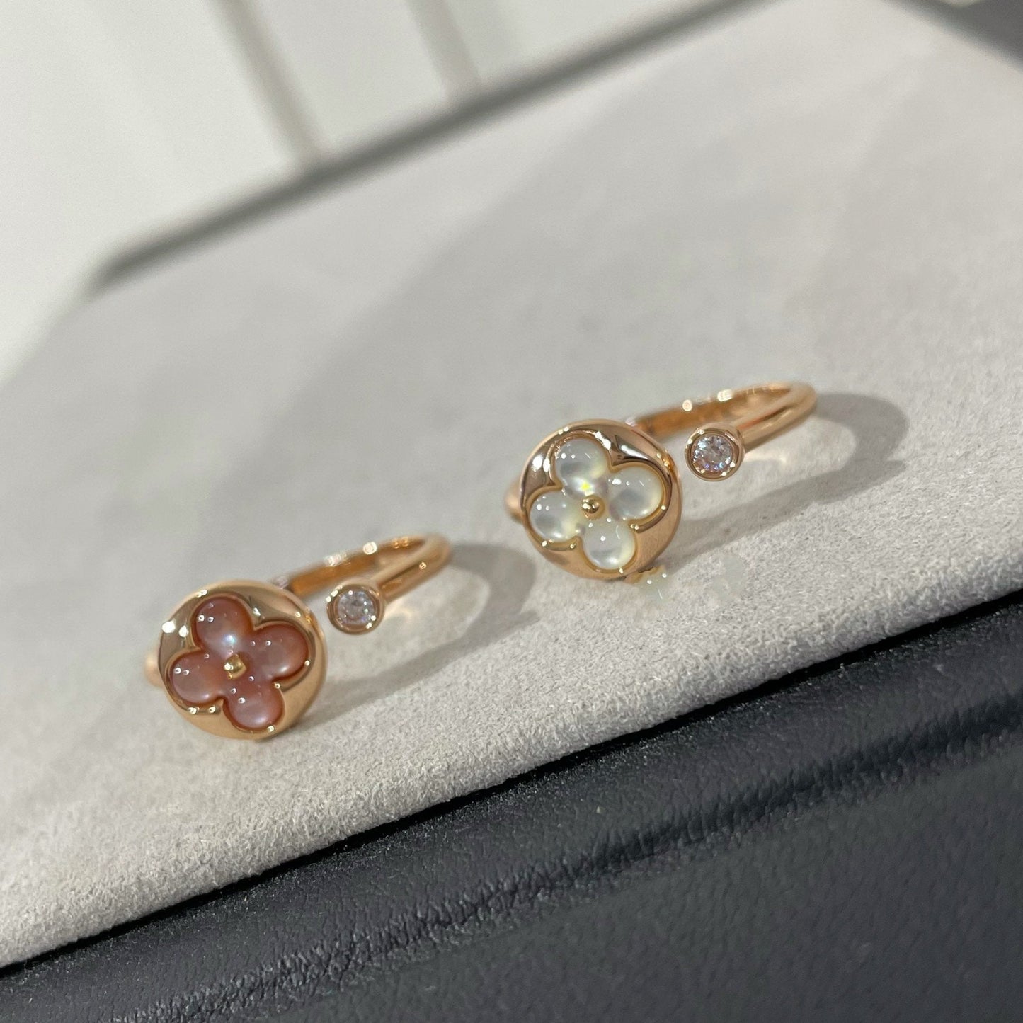 [Liorra]SUN 1 DIAMOND PINK MOP RING