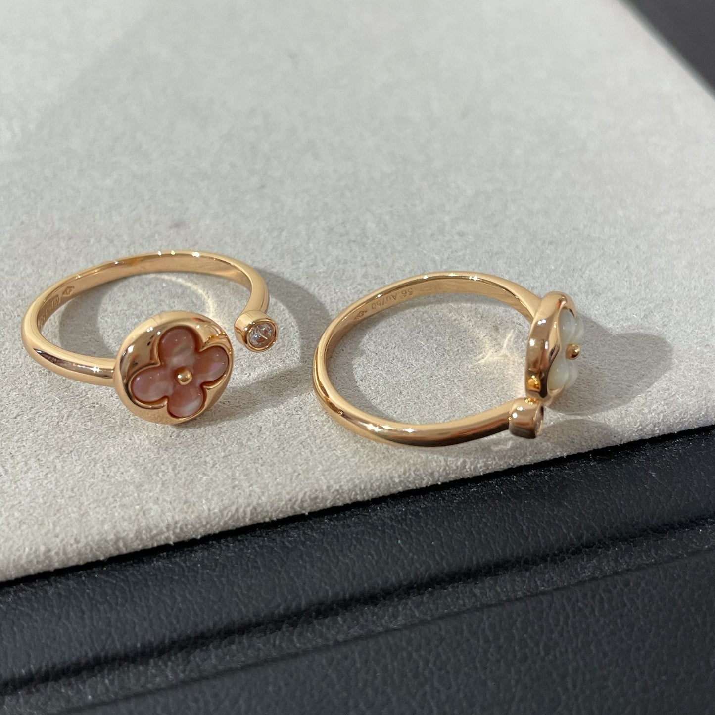 [Liorra]SUN 1 DIAMOND PINK MOP RING