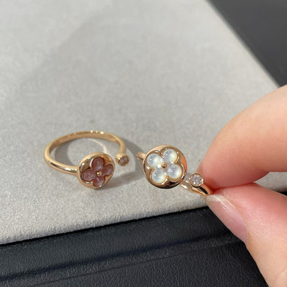 [Liorra]SUN 1 DIAMOND PINK MOP RING