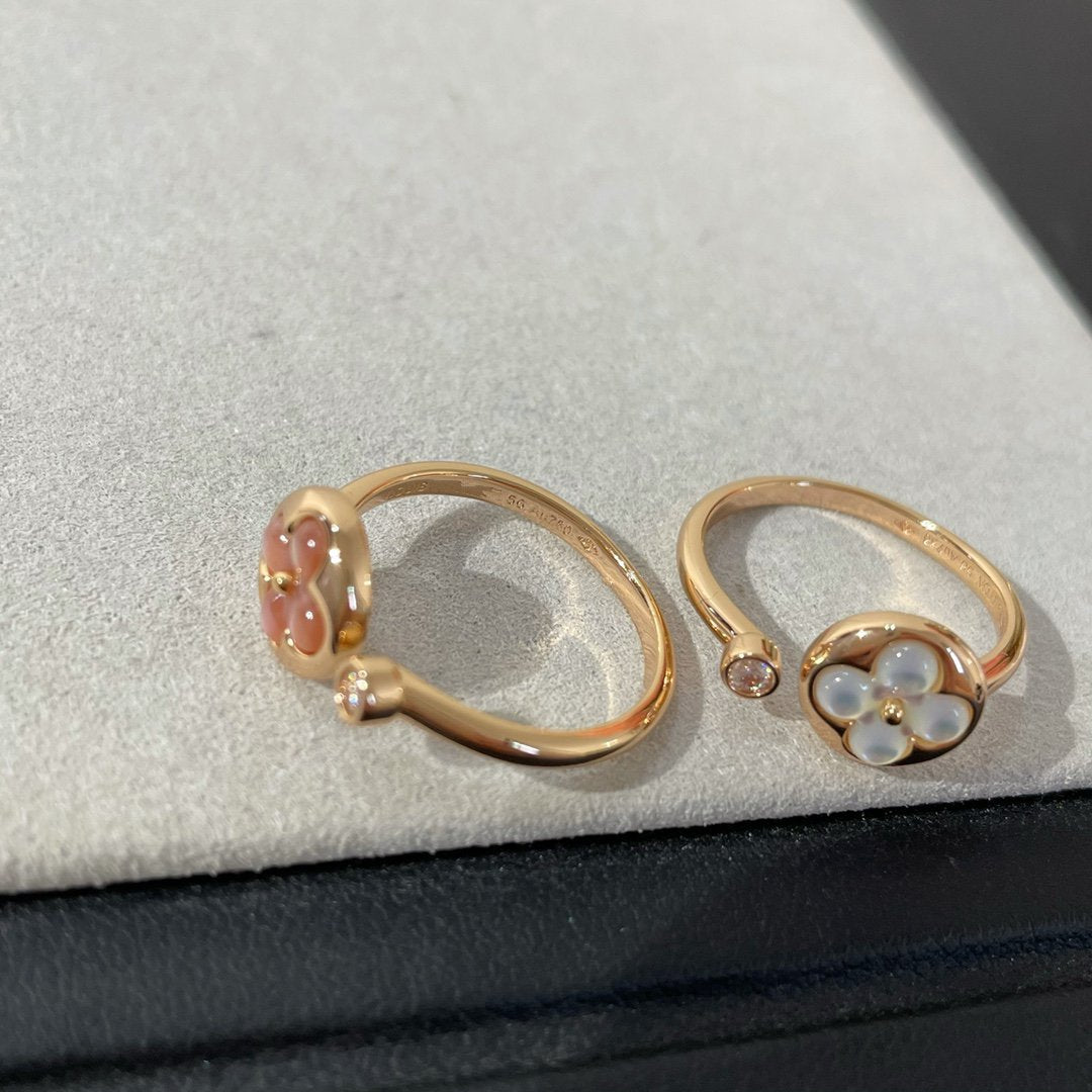 [Liorra]SUN 1 DIAMOND PINK MOP RING