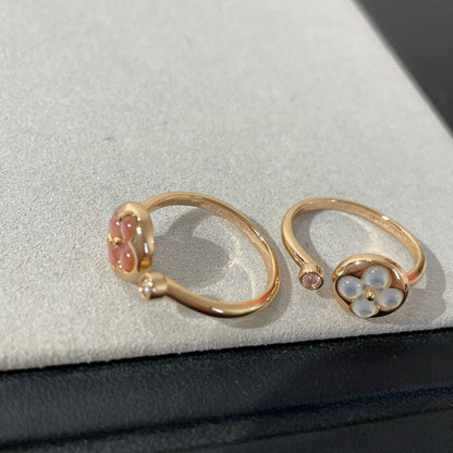 [Liorra]SUN 1 DIAMOND PINK MOP RING