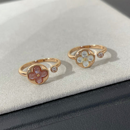 [Liorra]SUN 1 DIAMOND PINK MOP RING