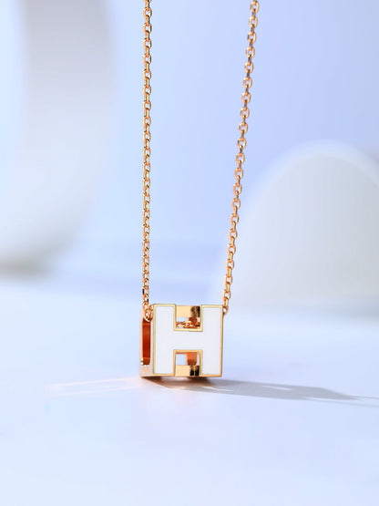 [Liorra]H CAGE PINK GOLD NECKLACE
